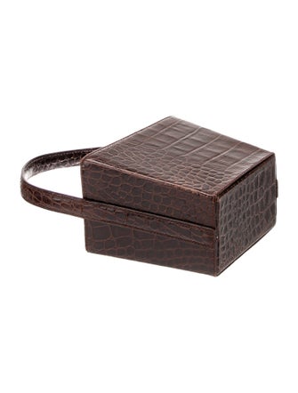 Staud Leather Top Handle Bag