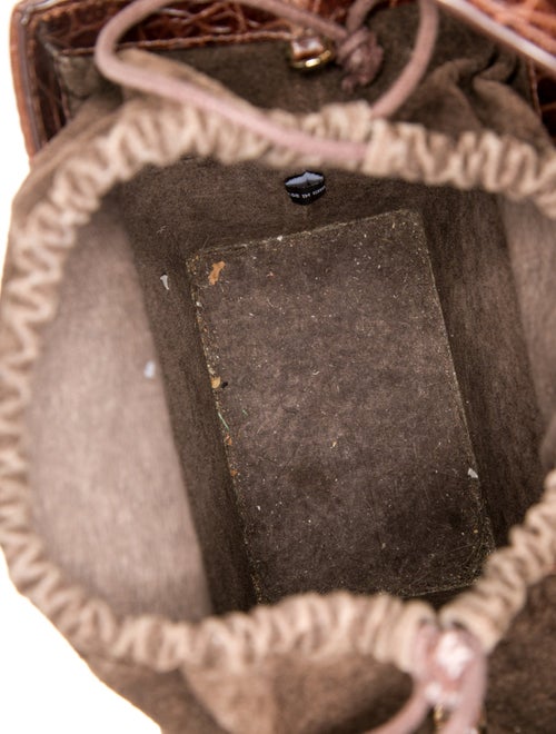 Staud Leather Top Handle Bag