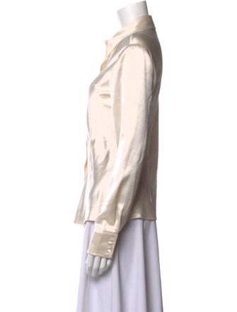 Staud Long Sleeve Button-Up Top