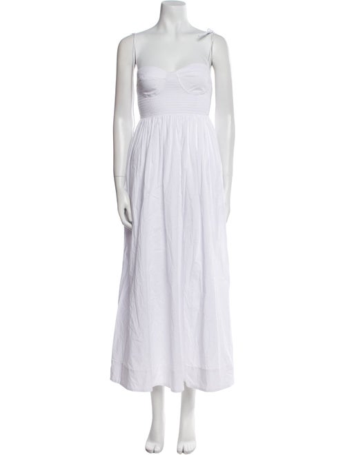 Staud Square Neckline Long Dress