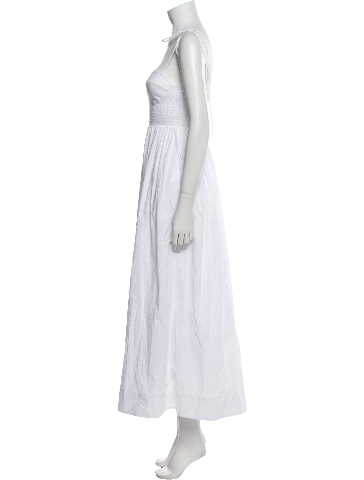 Staud Square Neckline Long Dress