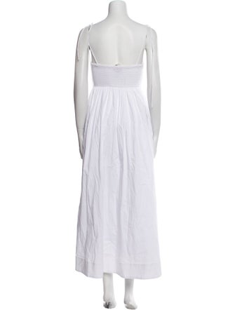 Staud Square Neckline Long Dress
