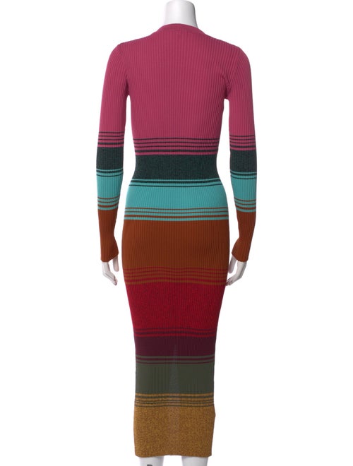 Staud Striped Long Dress