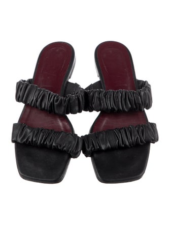 Staud Leather Slides