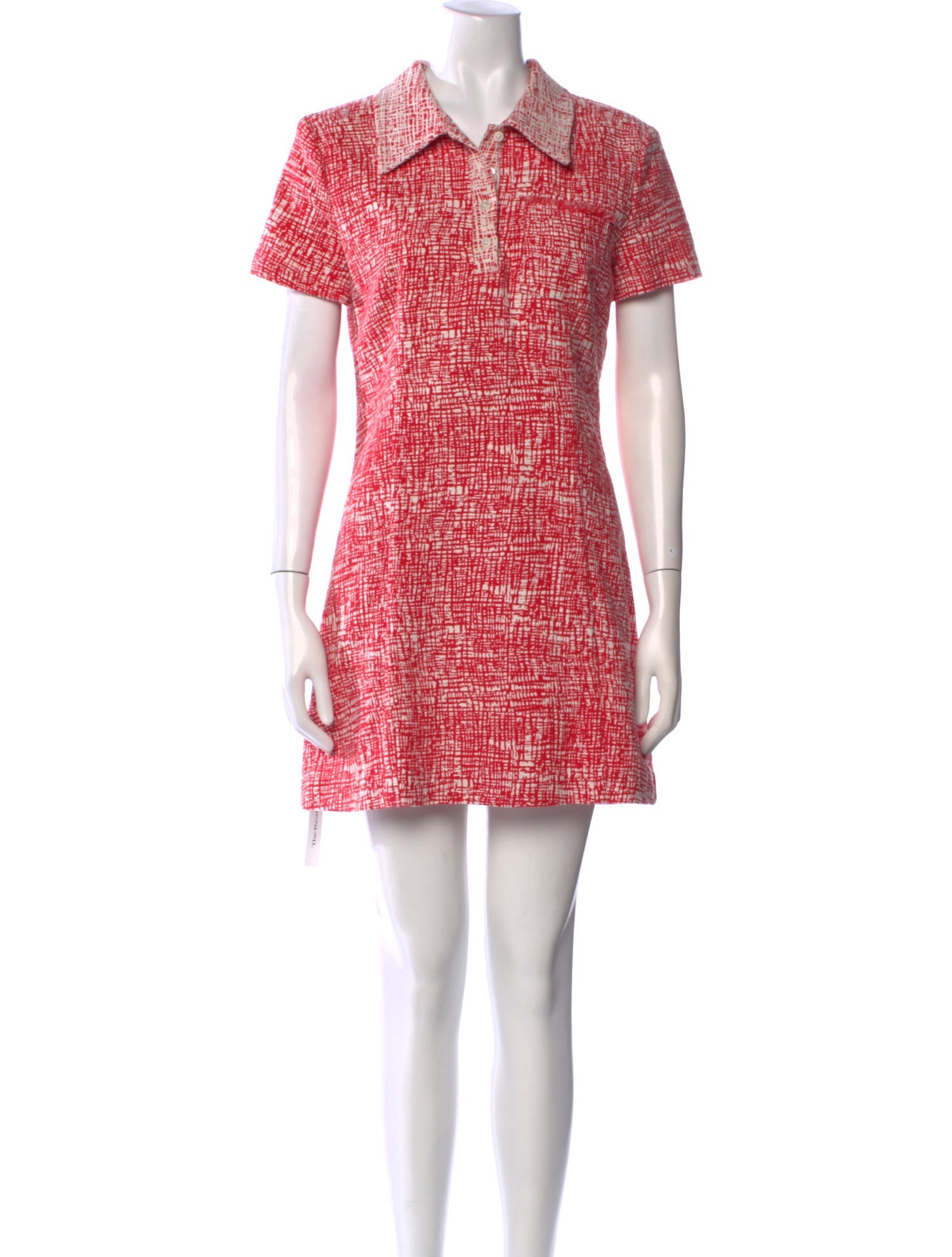 Staud Printed Mini Dress