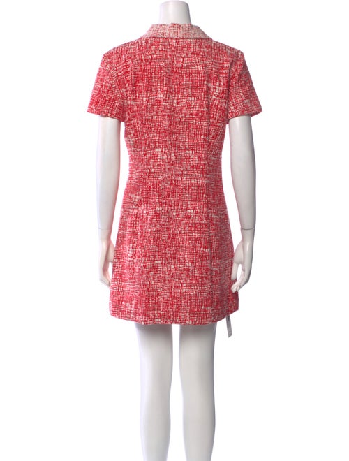 Staud Printed Mini Dress