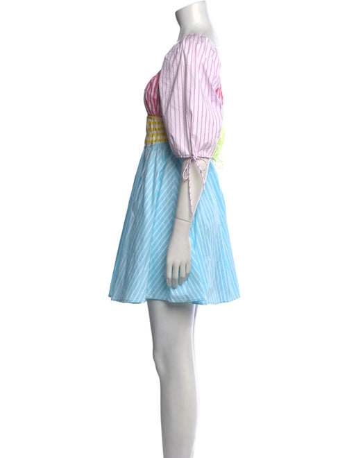 Staud Striped Mini Dress