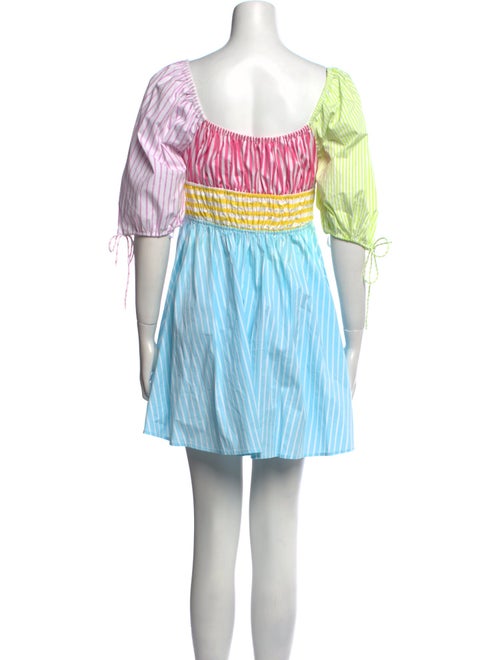 Staud Striped Mini Dress