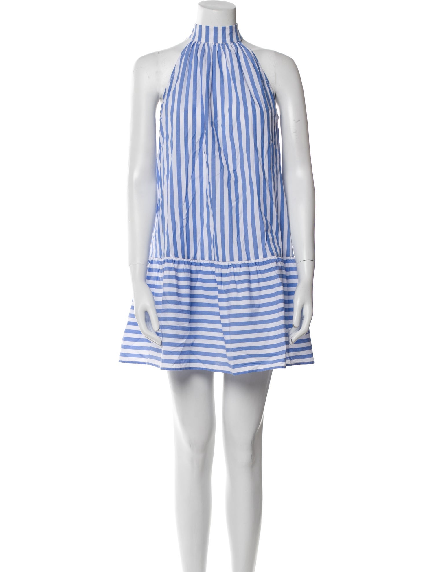 Staud Striped Mini Dress