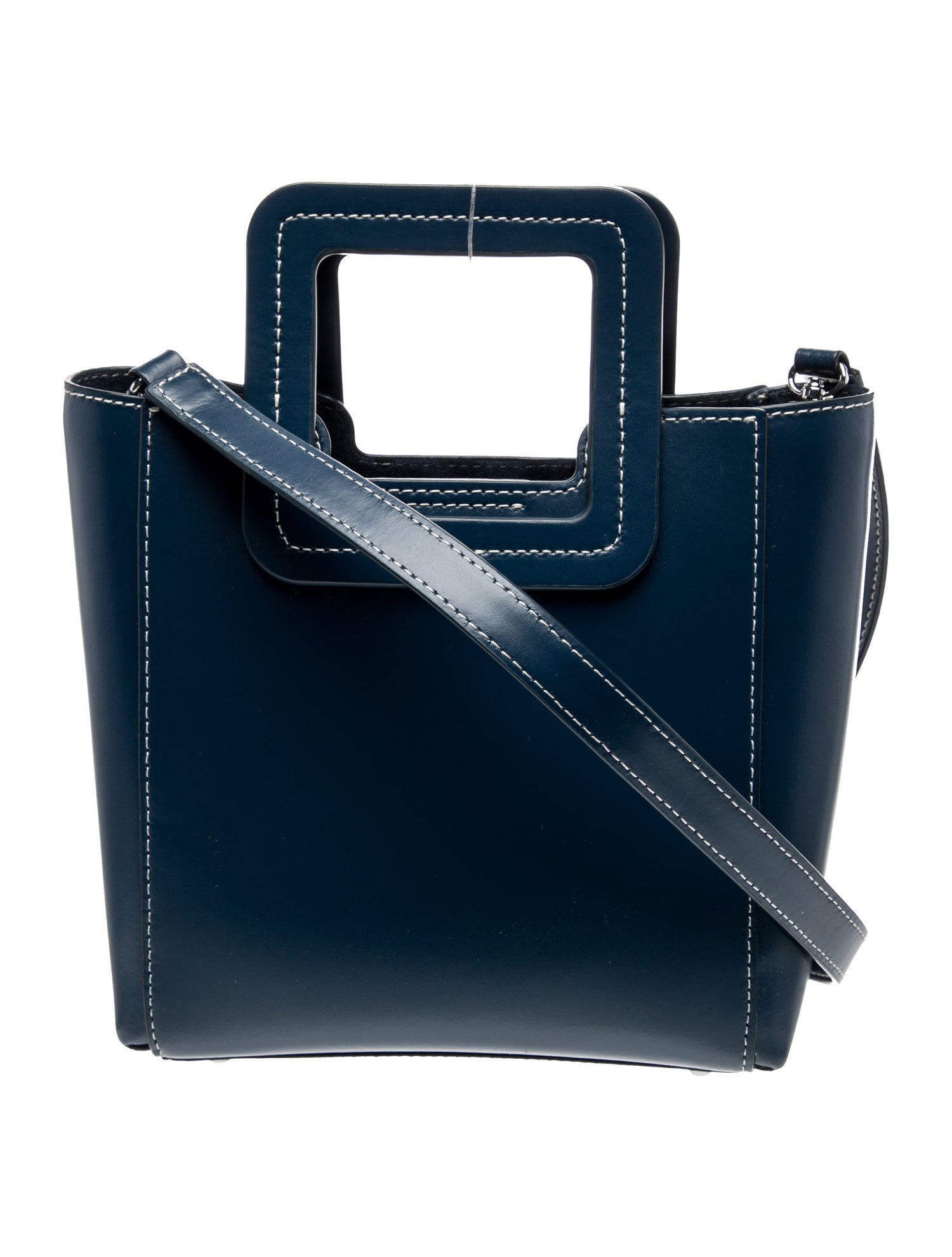 Staud Leather Top Handle Bag