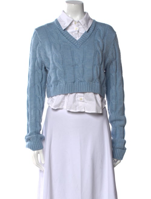 Staud Wool V-Neck Sweater