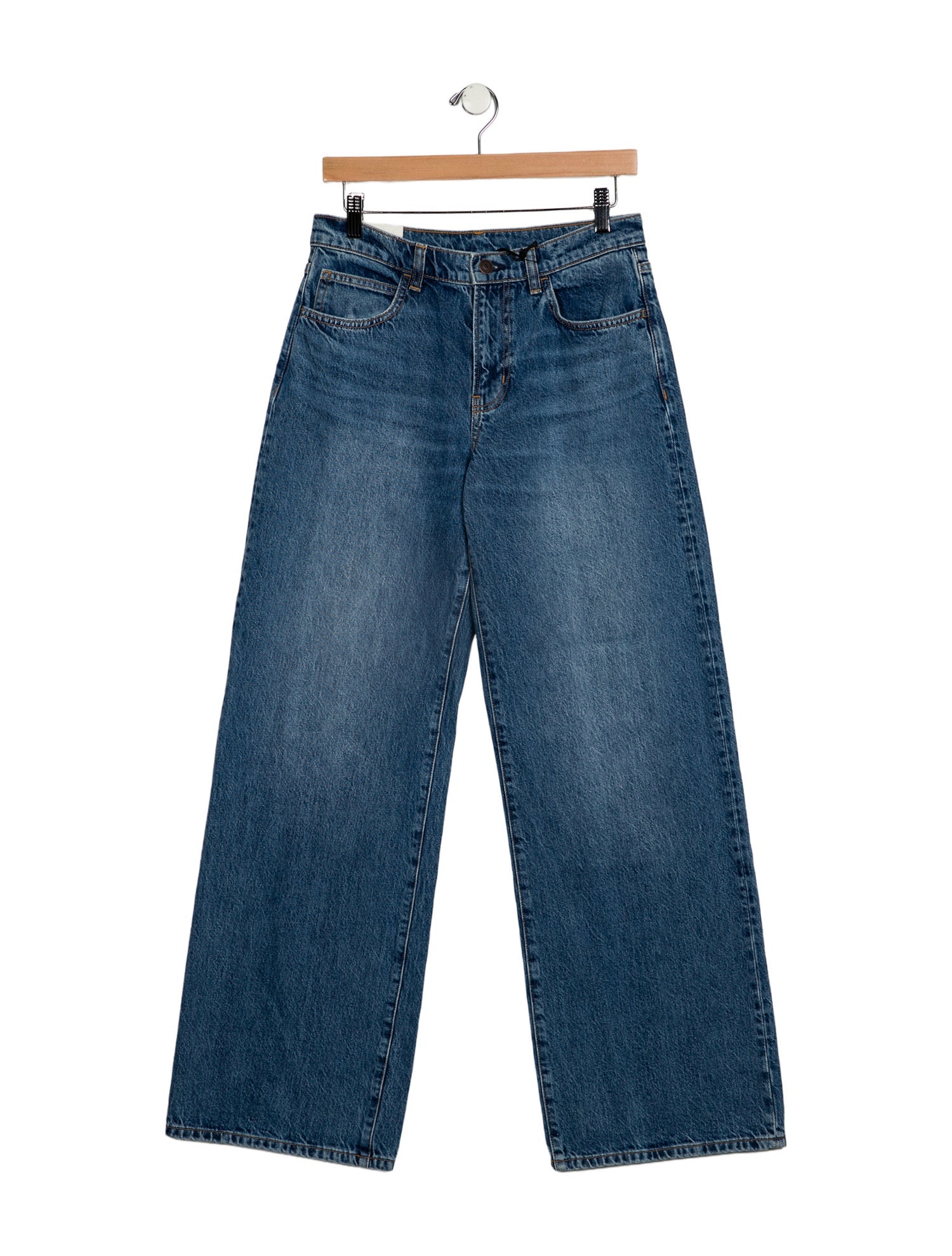 Staud Mid-Rise Wide Leg Jeans w/ Tags