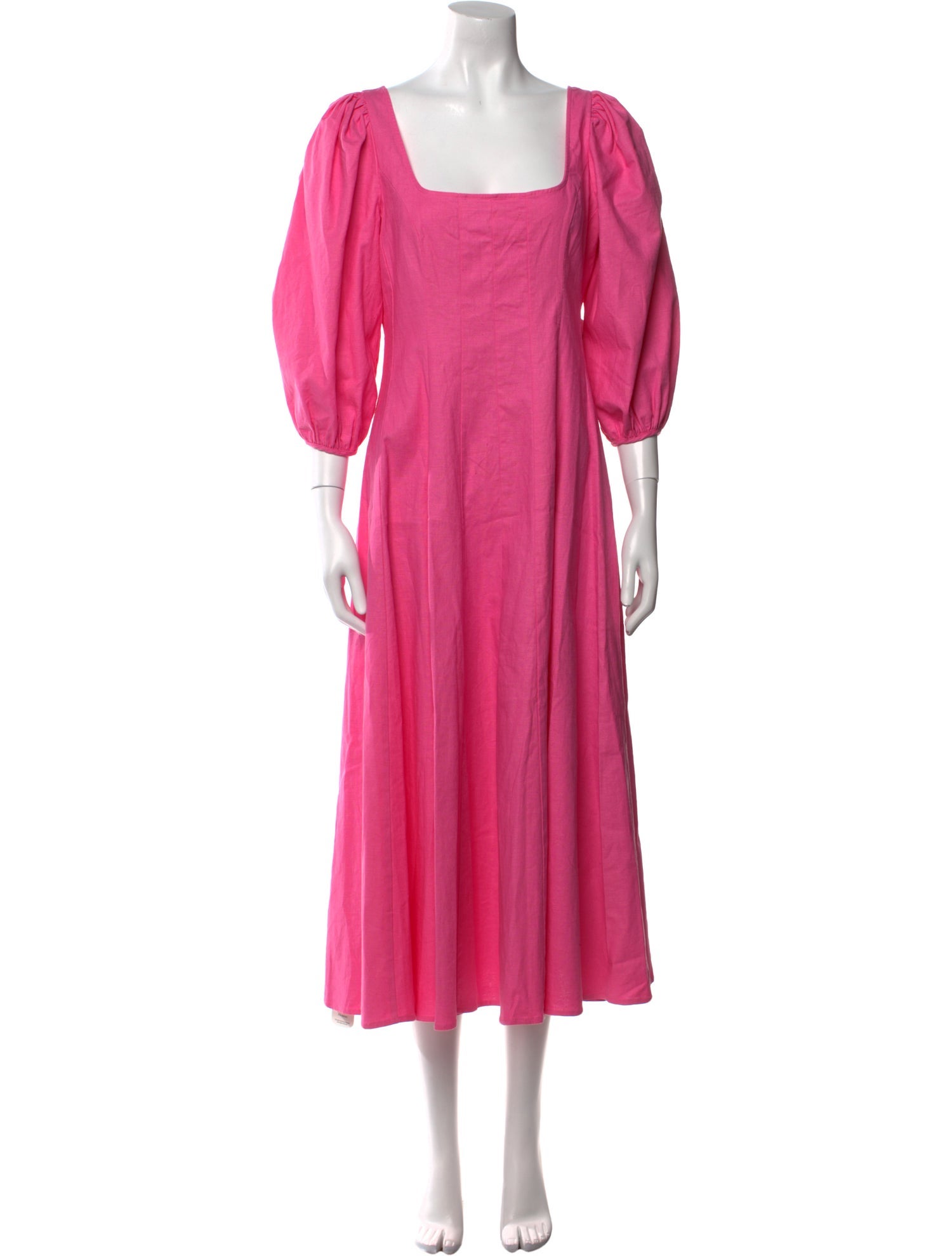 Staud Square Neckline Long Dress