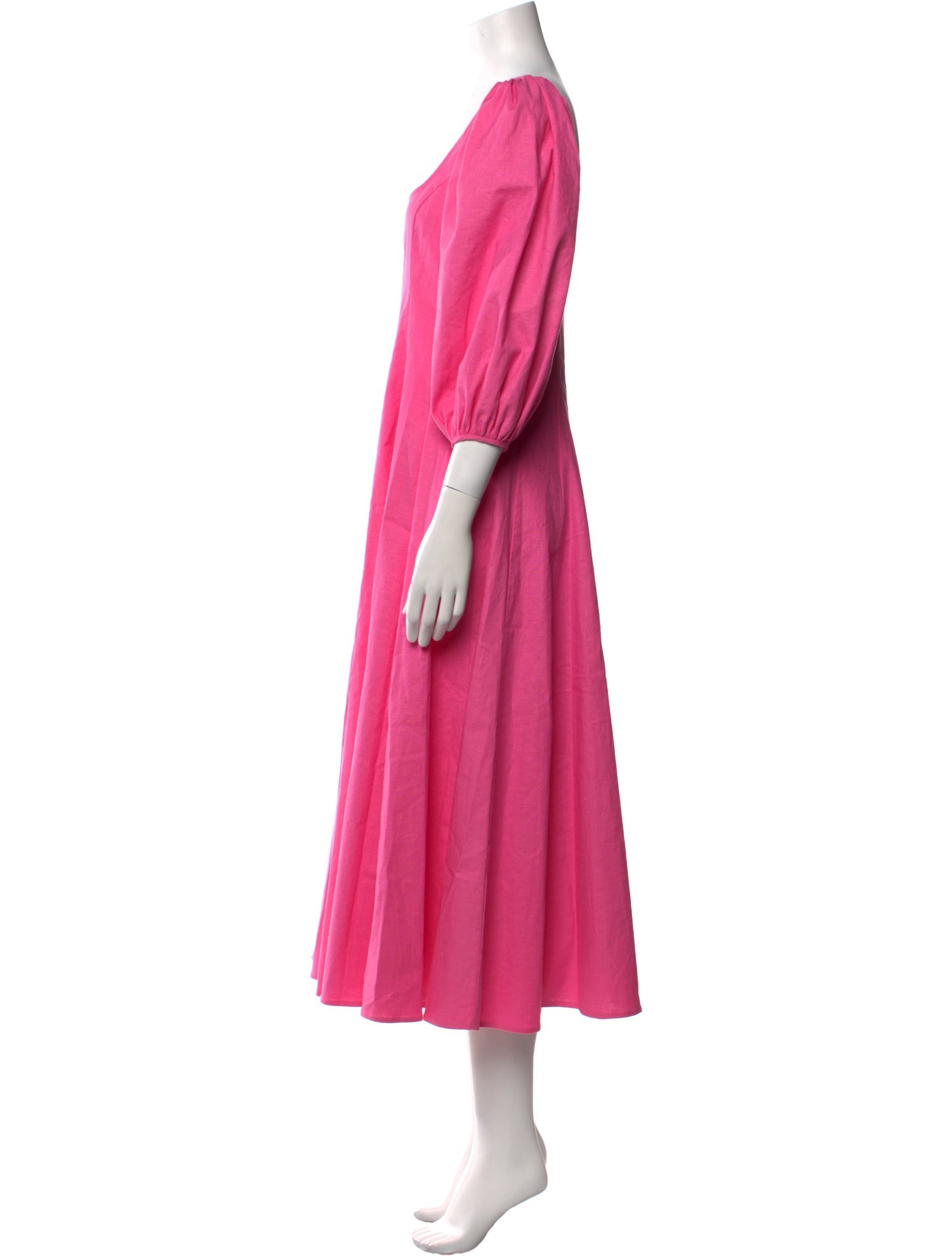 Staud Square Neckline Long Dress