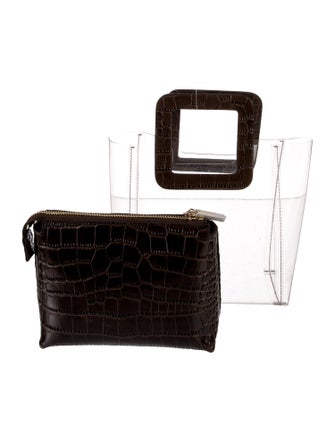 Staud PVC Top Handle Bag