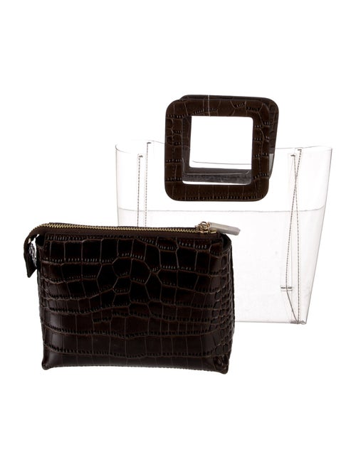 Staud PVC Top Handle Bag