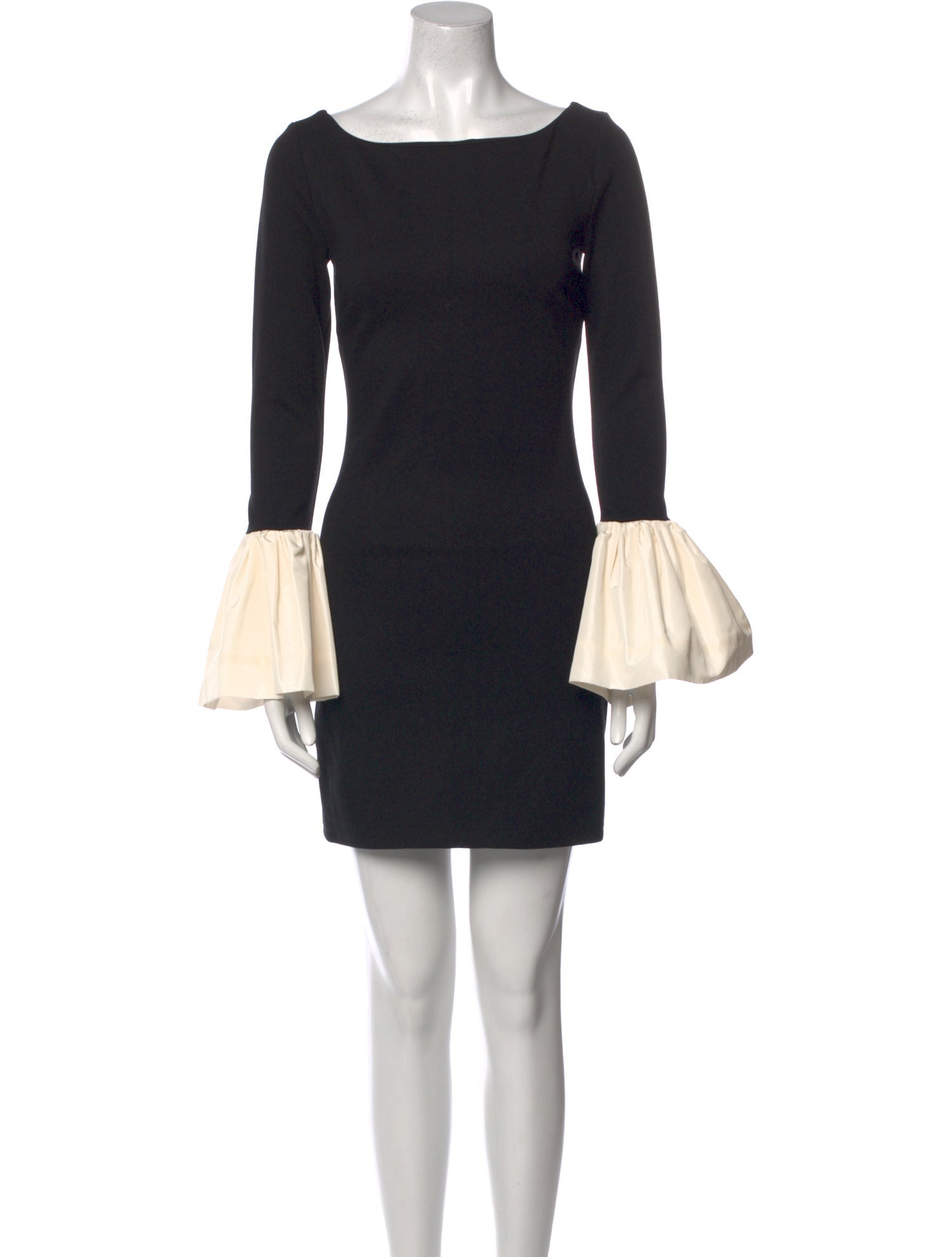 Staud Bateau Neckline Mini Dress