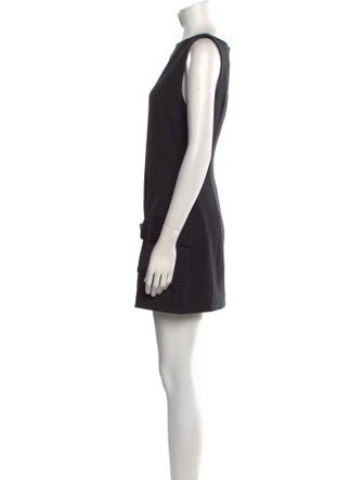 Staud Bateau Neckline Mini Dress