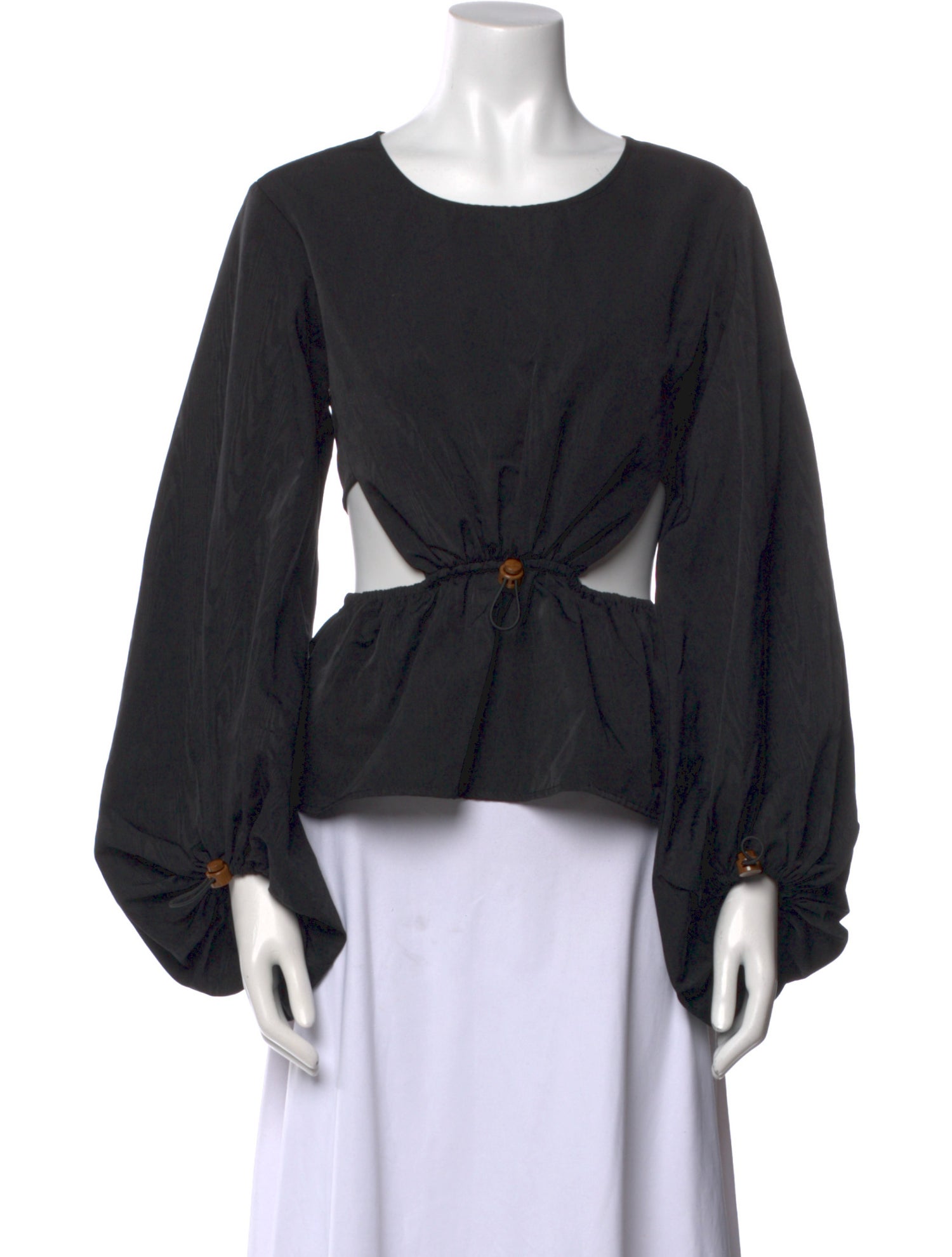 Staud Scoop Neck Long Sleeve Top w/ Tags