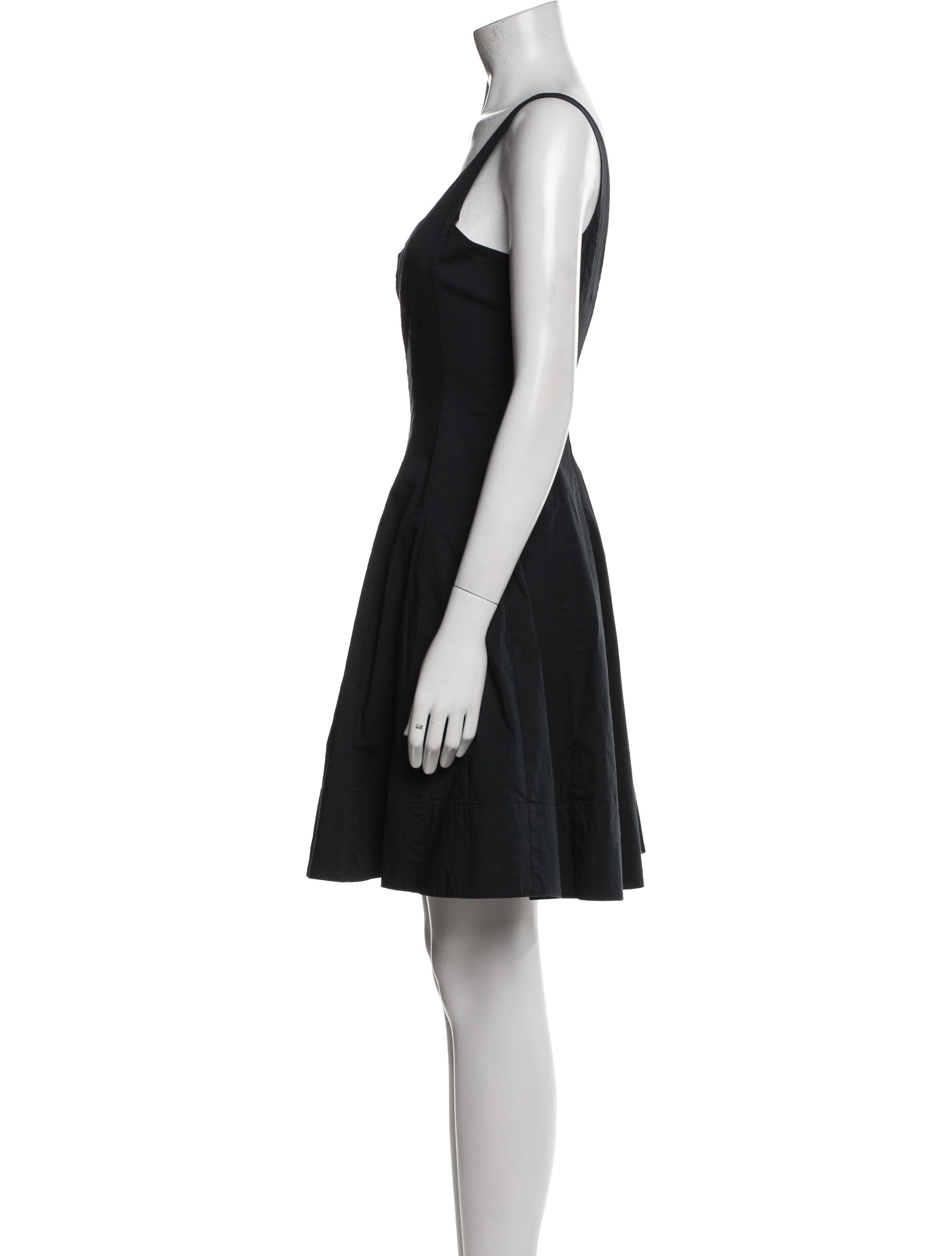 Staud Square Neckline Mini Dress