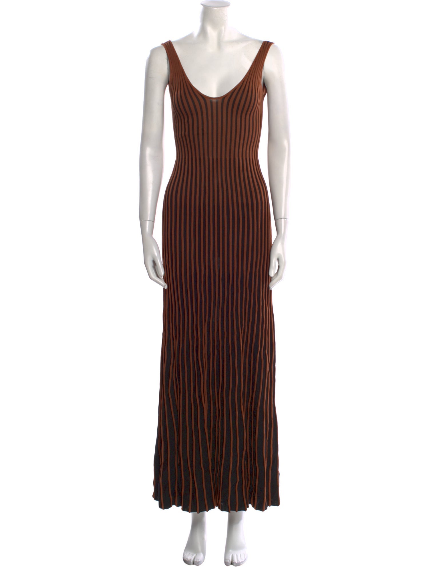 Staud Scoop Neck Long Dress