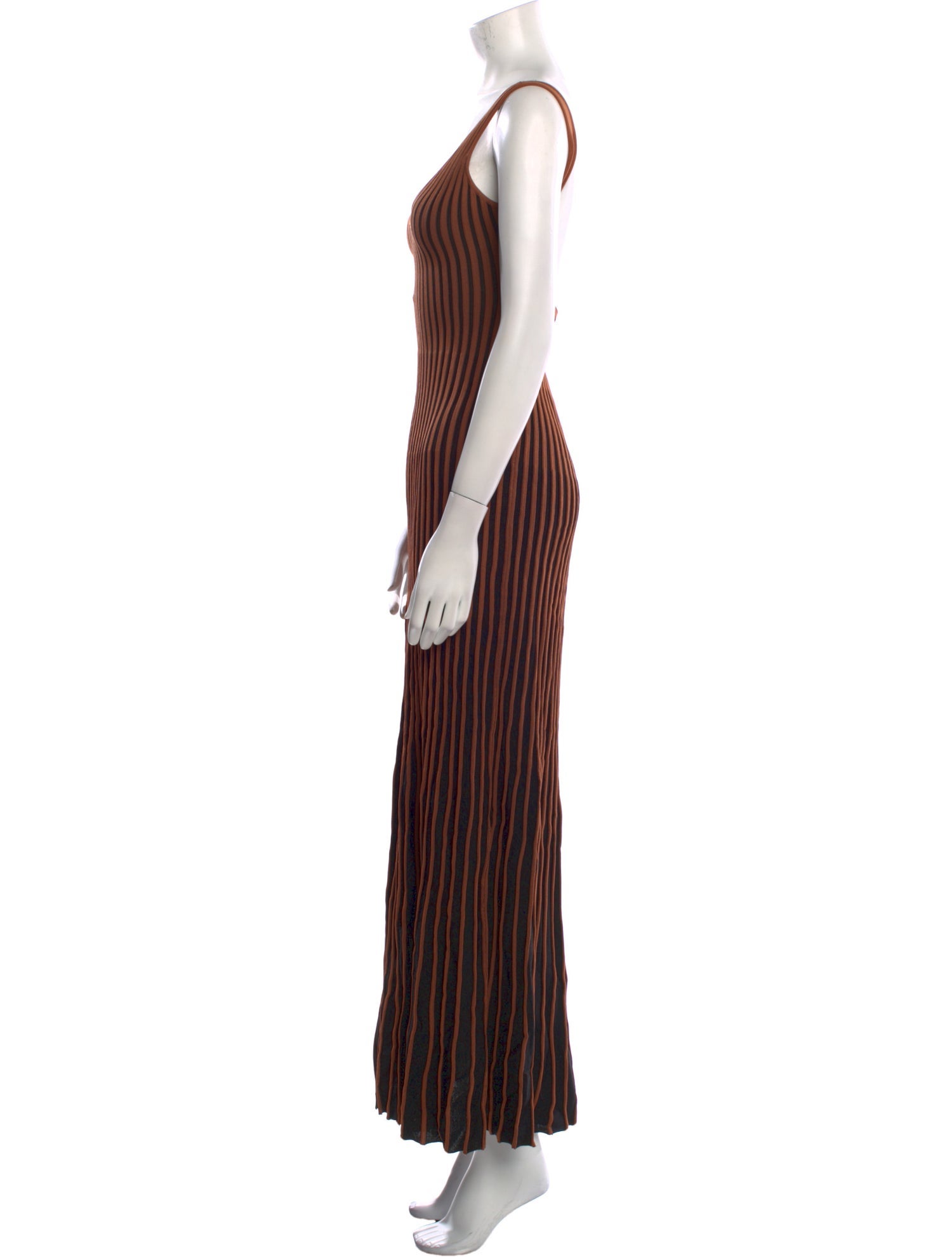 Staud Scoop Neck Long Dress