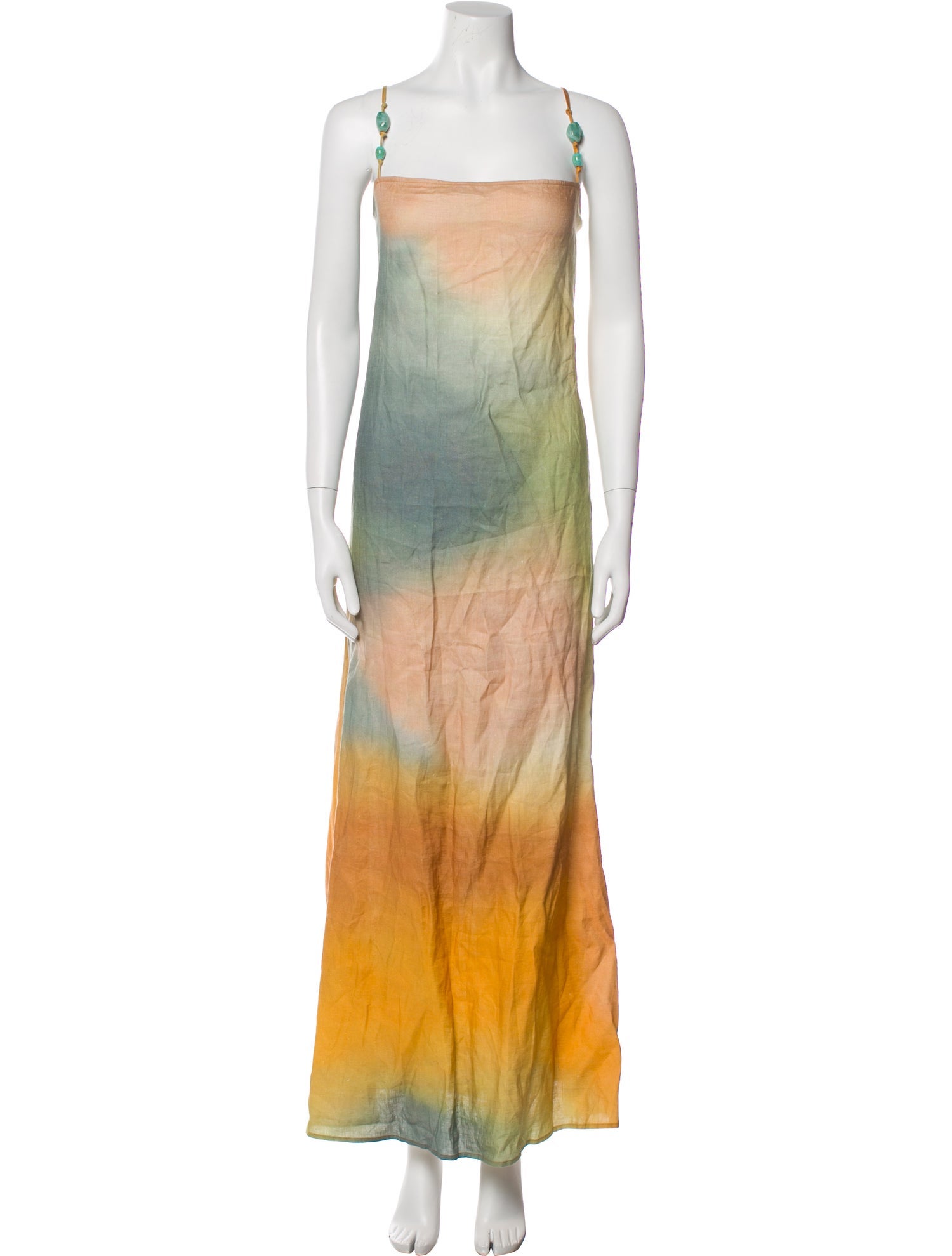 Staud Linen Long Dress