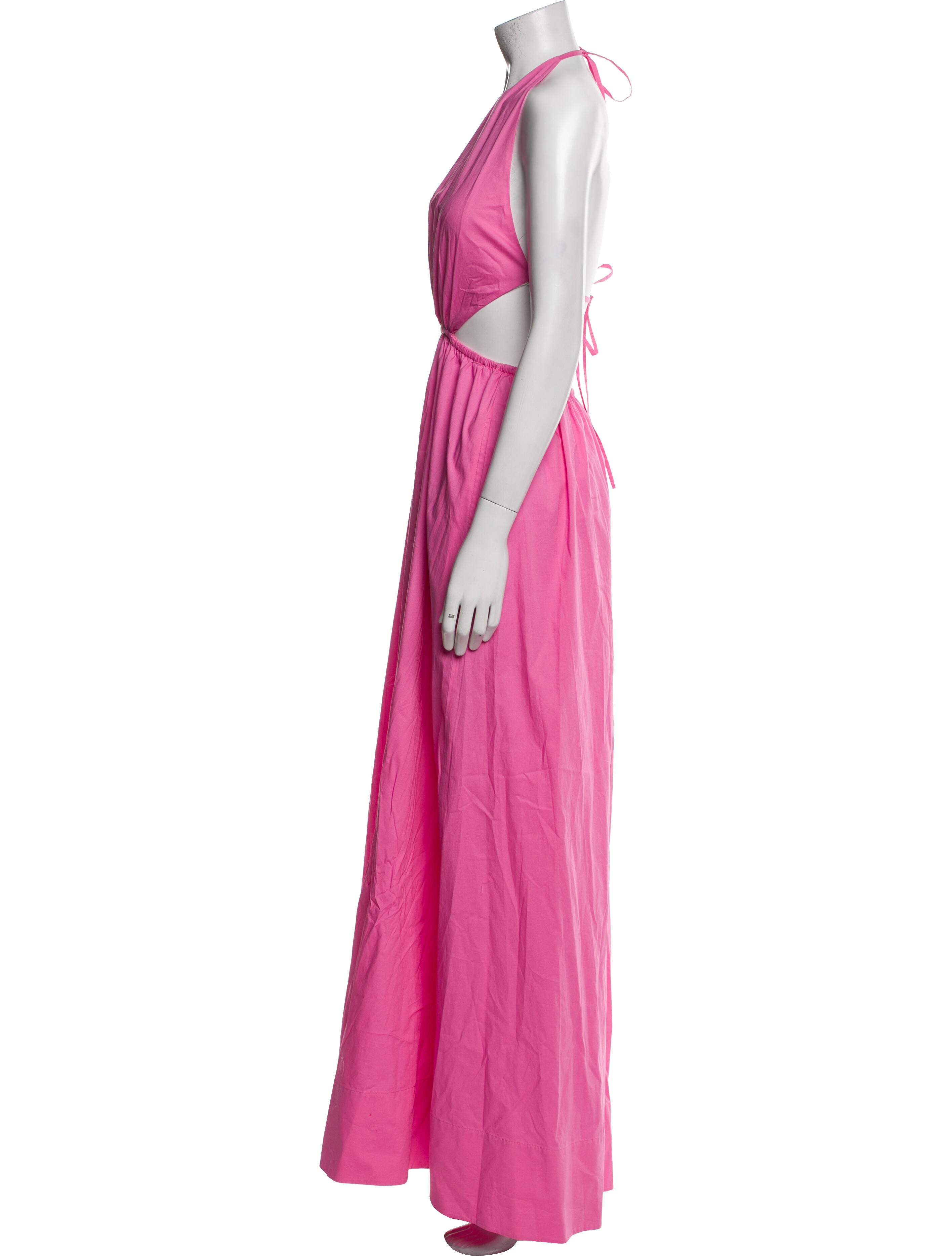 Staud Halterneck Long Dress