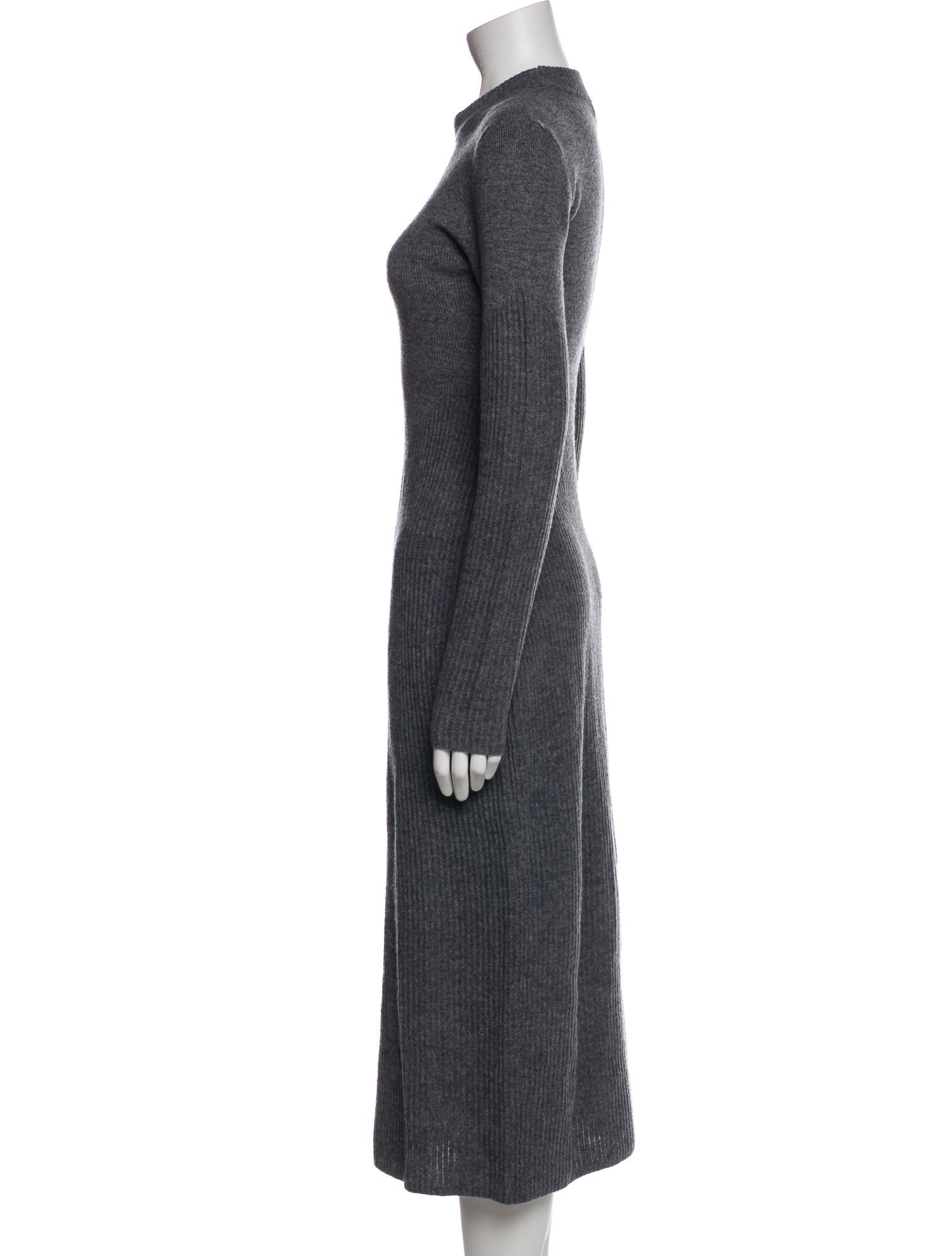 Staud Mock Neck Midi Length Dress