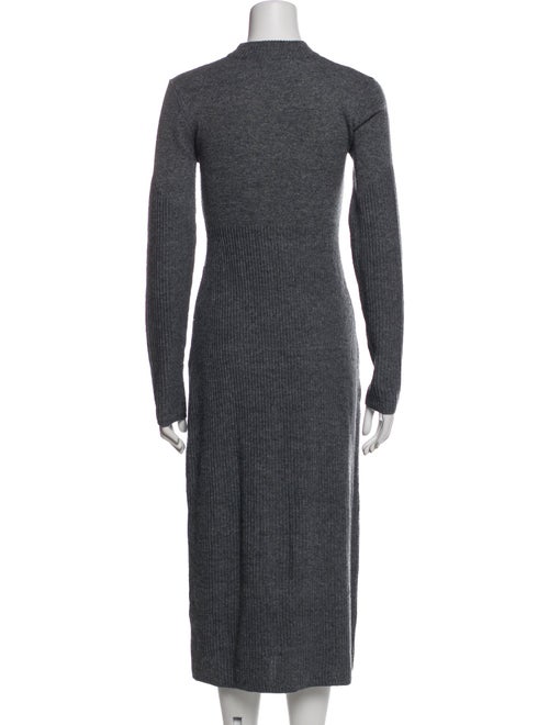 Staud Mock Neck Midi Length Dress