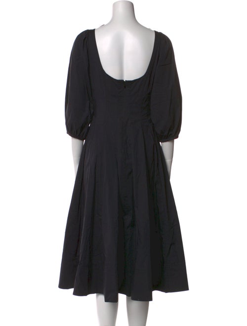 Staud Square Neckline Midi Length Dress