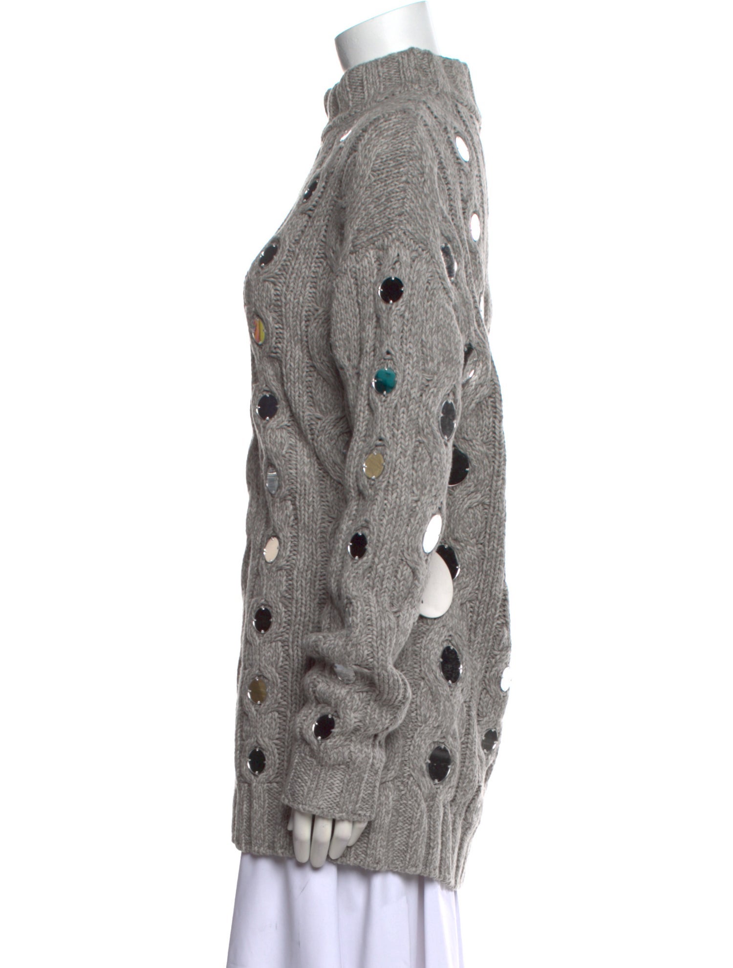 Staud Printed Mock Neck Sweater w/ Tags