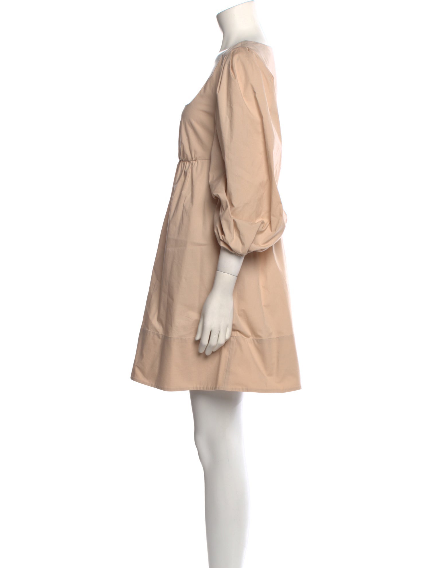 Staud Square Neckline Mini Dress