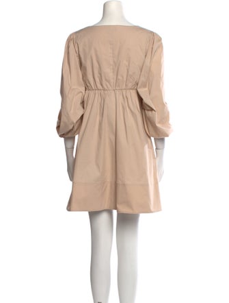 Staud Square Neckline Mini Dress