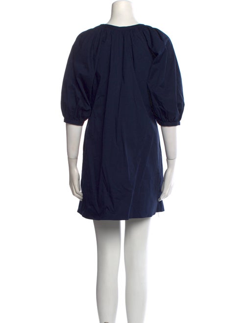 Staud Crew Neck Mini Dress