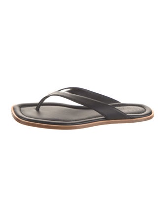 Staud Leather Flip Flops
