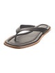 Staud Leather Flip Flops