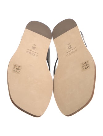 Staud Leather Flip Flops