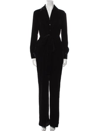 Staud V-Neck Jumpsuit