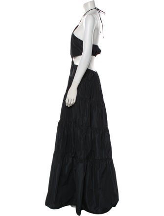 Staud Halterneck Long Dress
