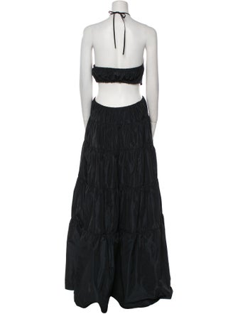 Staud Halterneck Long Dress