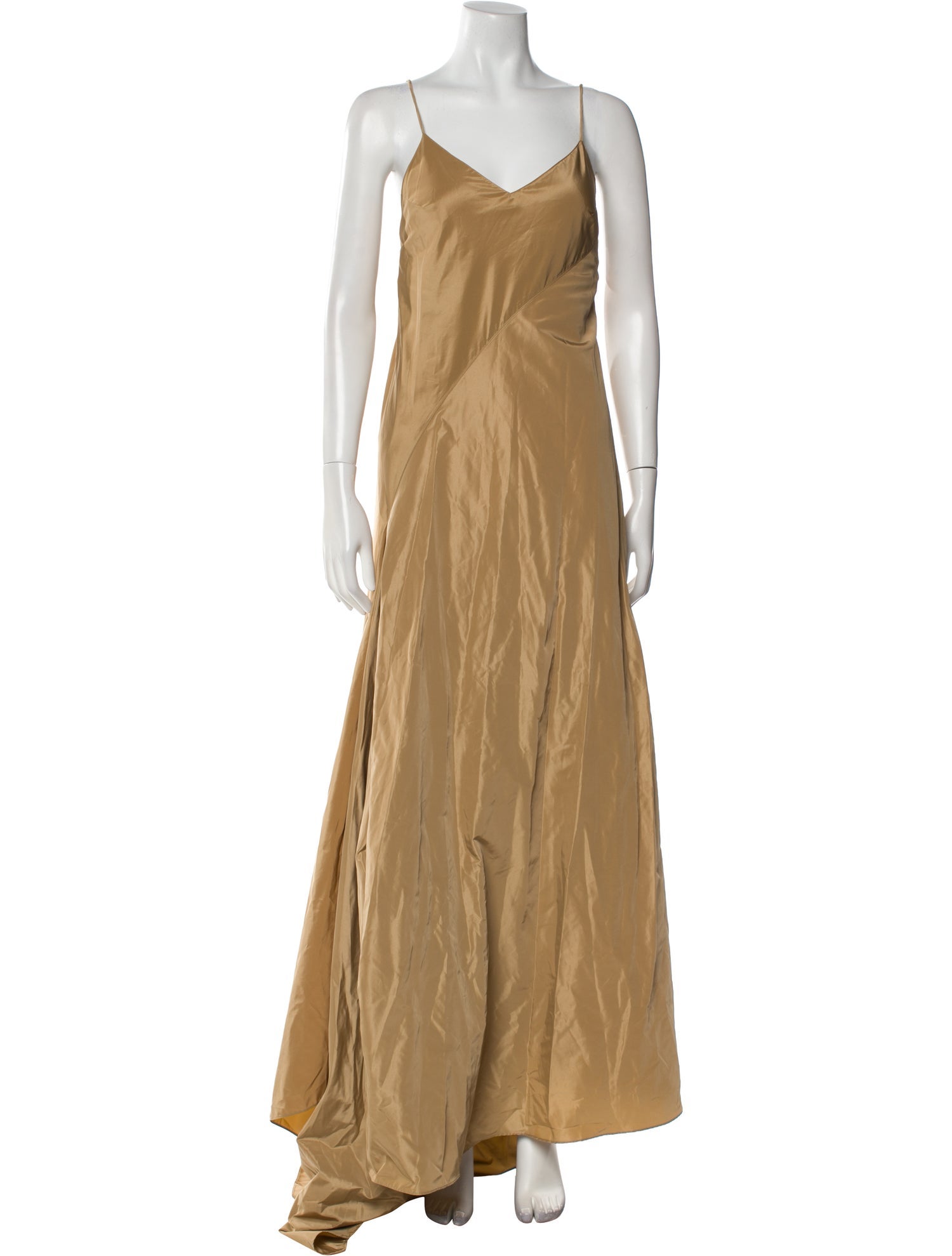 Staud V-Neck Long Dress w/ Tags