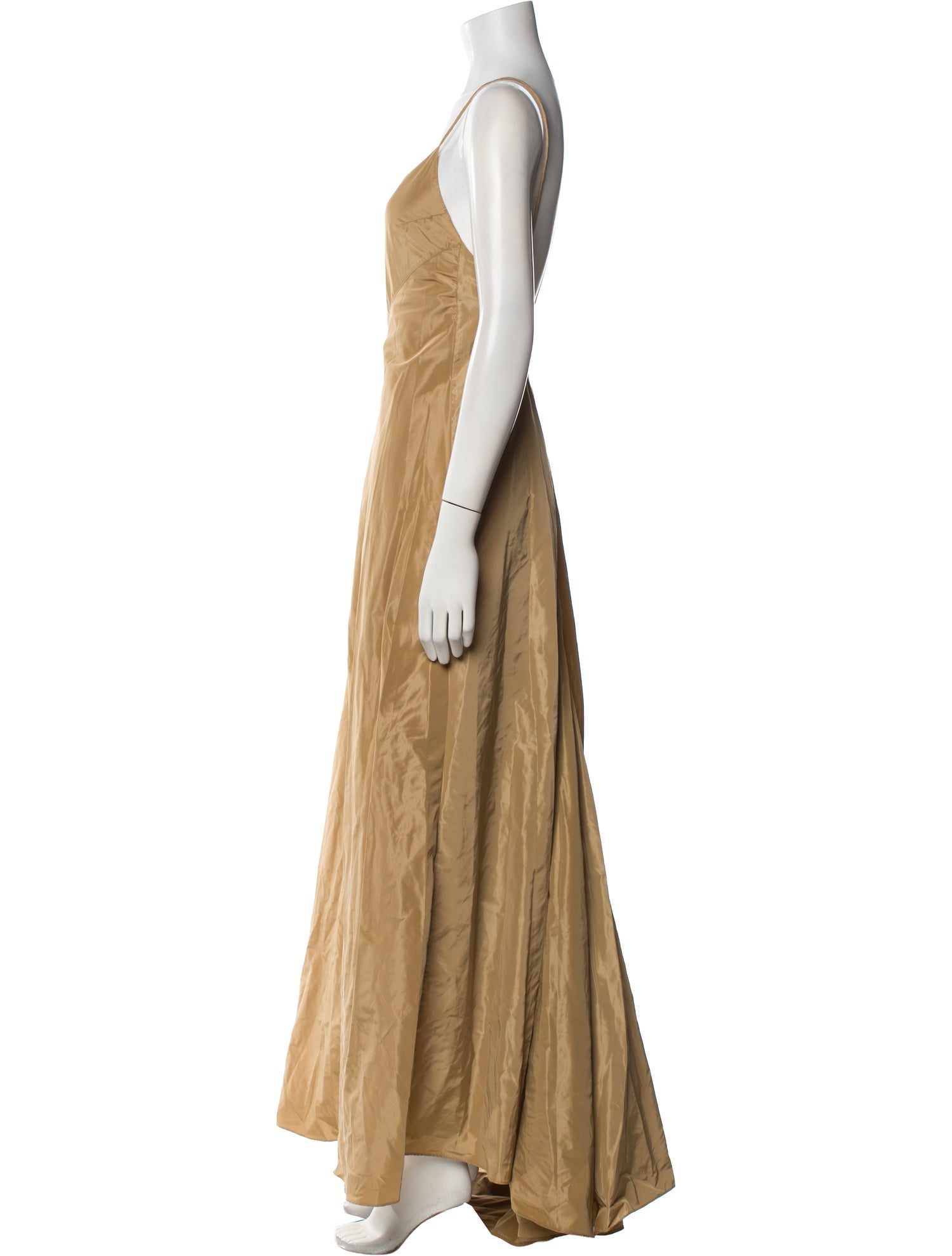 Staud V-Neck Long Dress w/ Tags