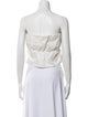 Staud Strapless Crop Top