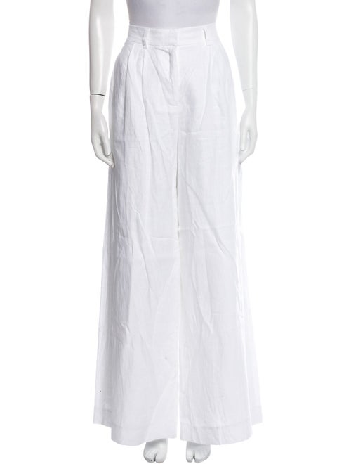 Staud Linen Wide Leg Pants