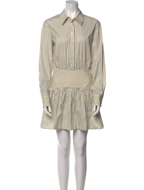 Staud Striped Mini Dress