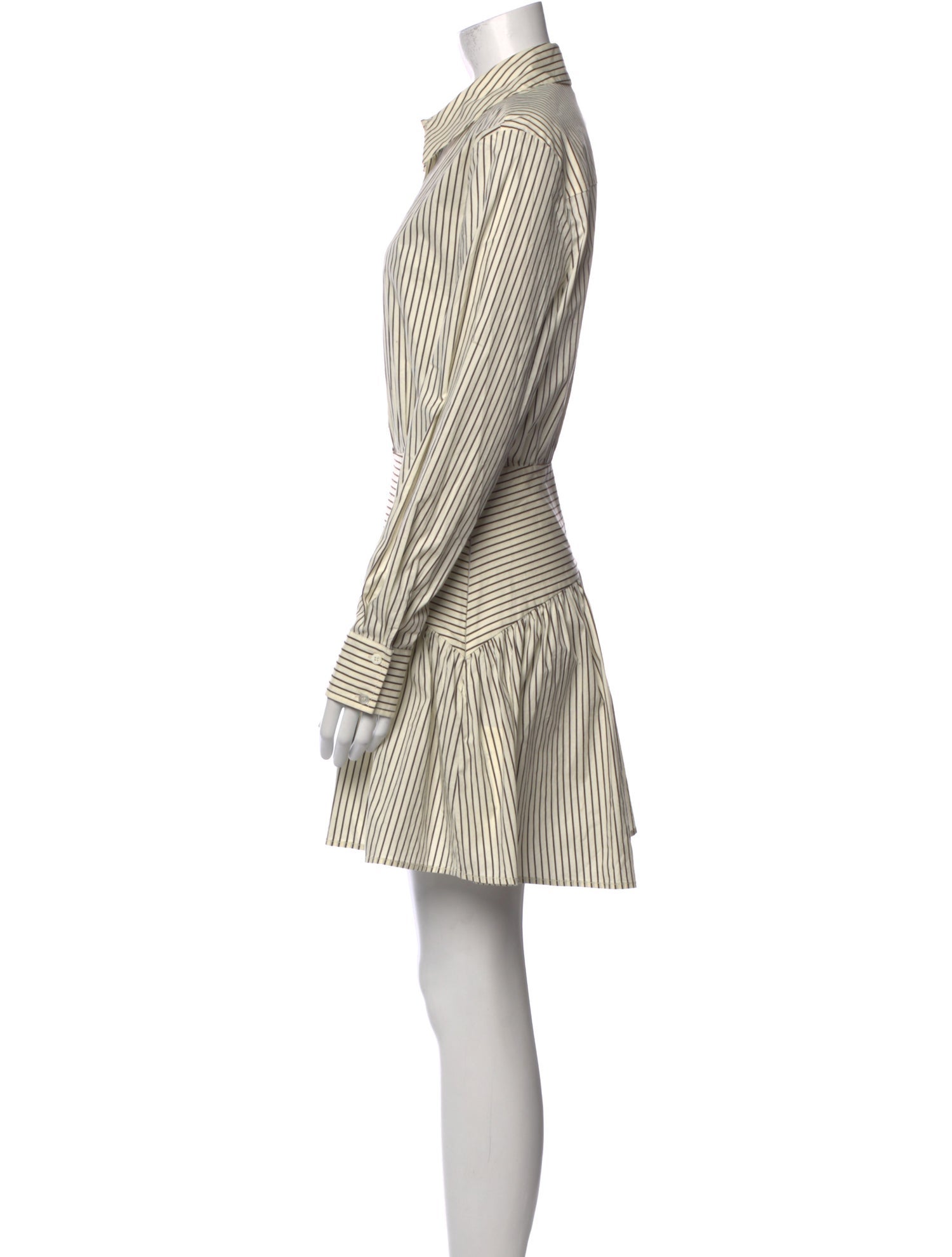 Staud Striped Mini Dress