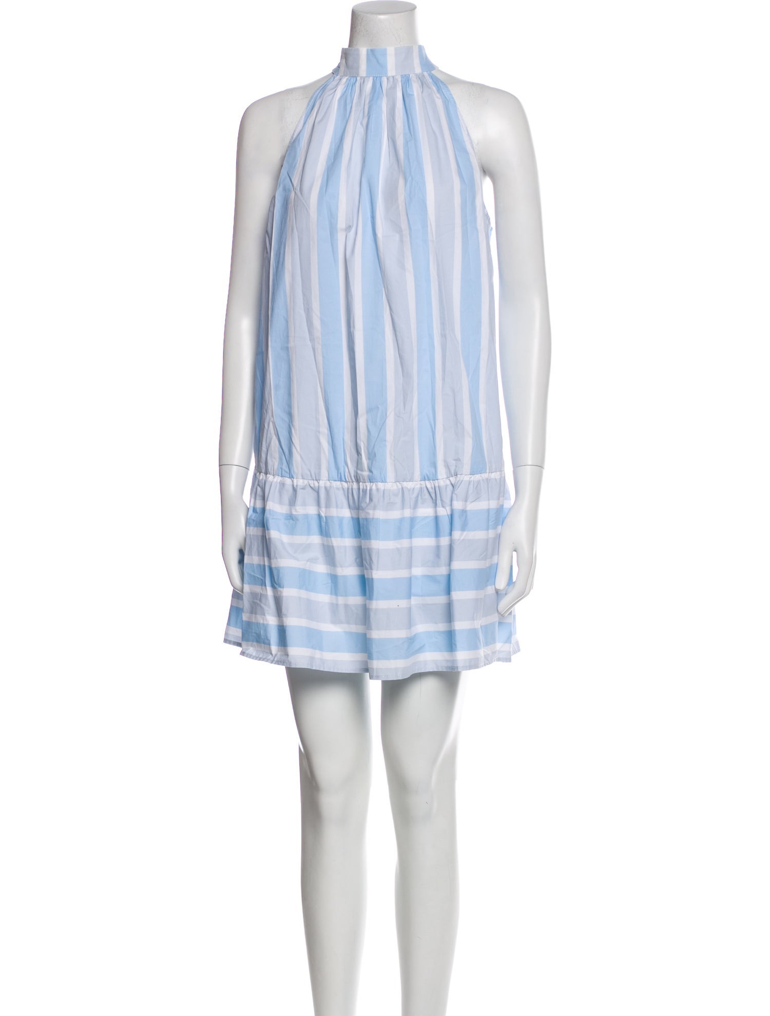 Staud Striped Mini Dress