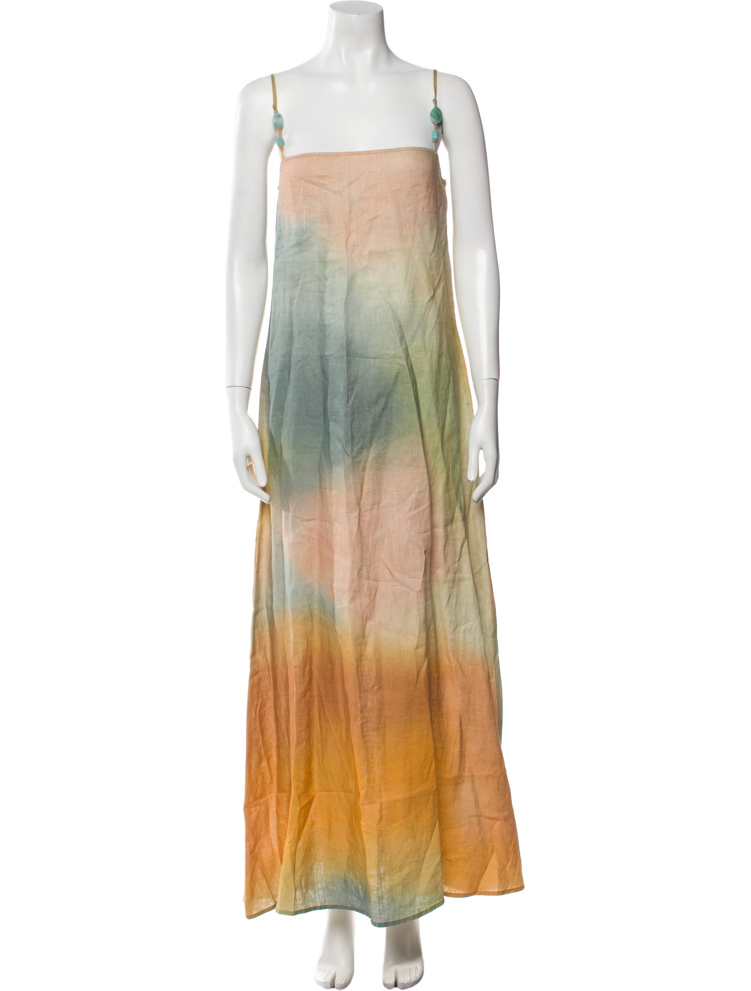 Staud Linen Long Dress