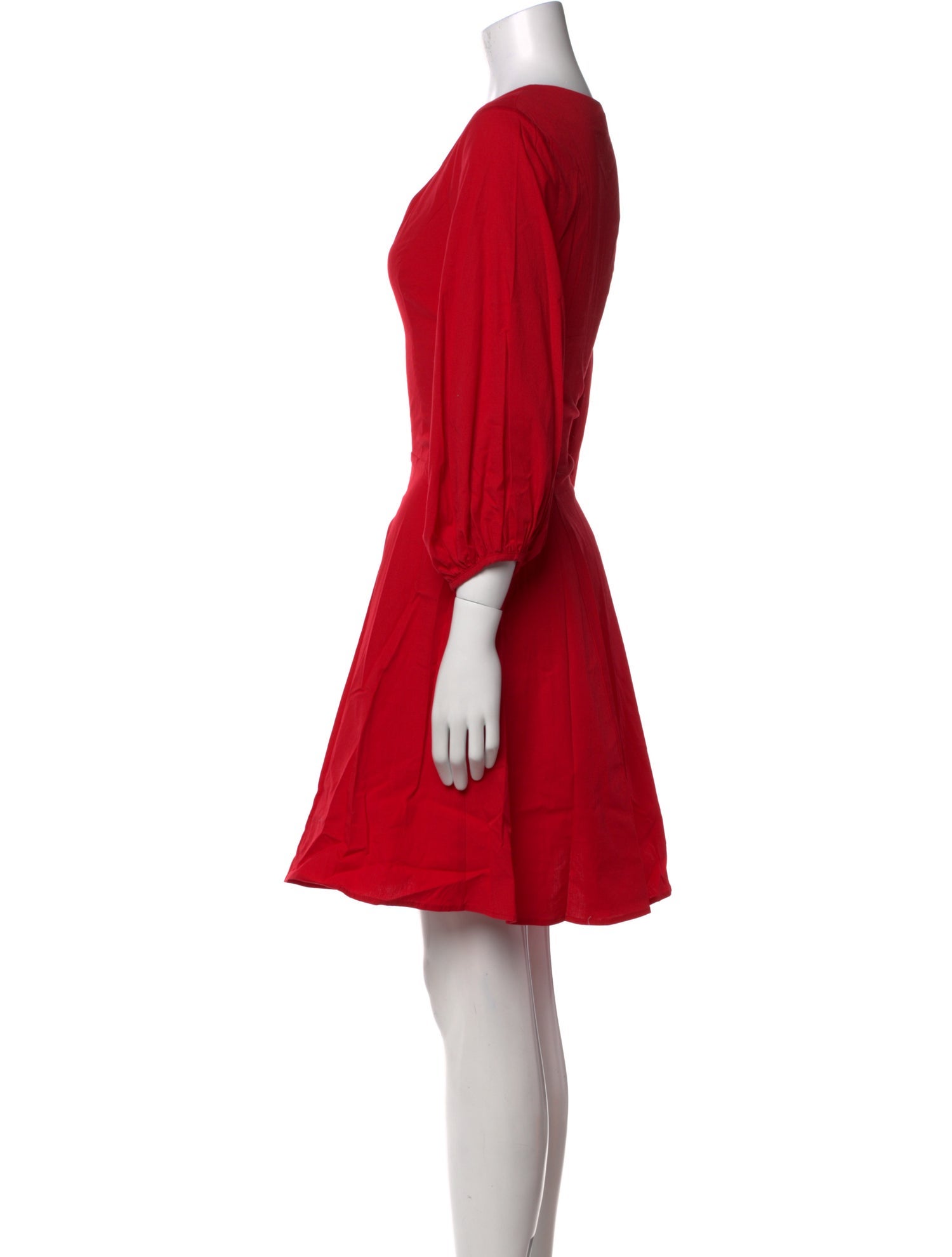 Staud Scoop Neck Knee-Length Dress